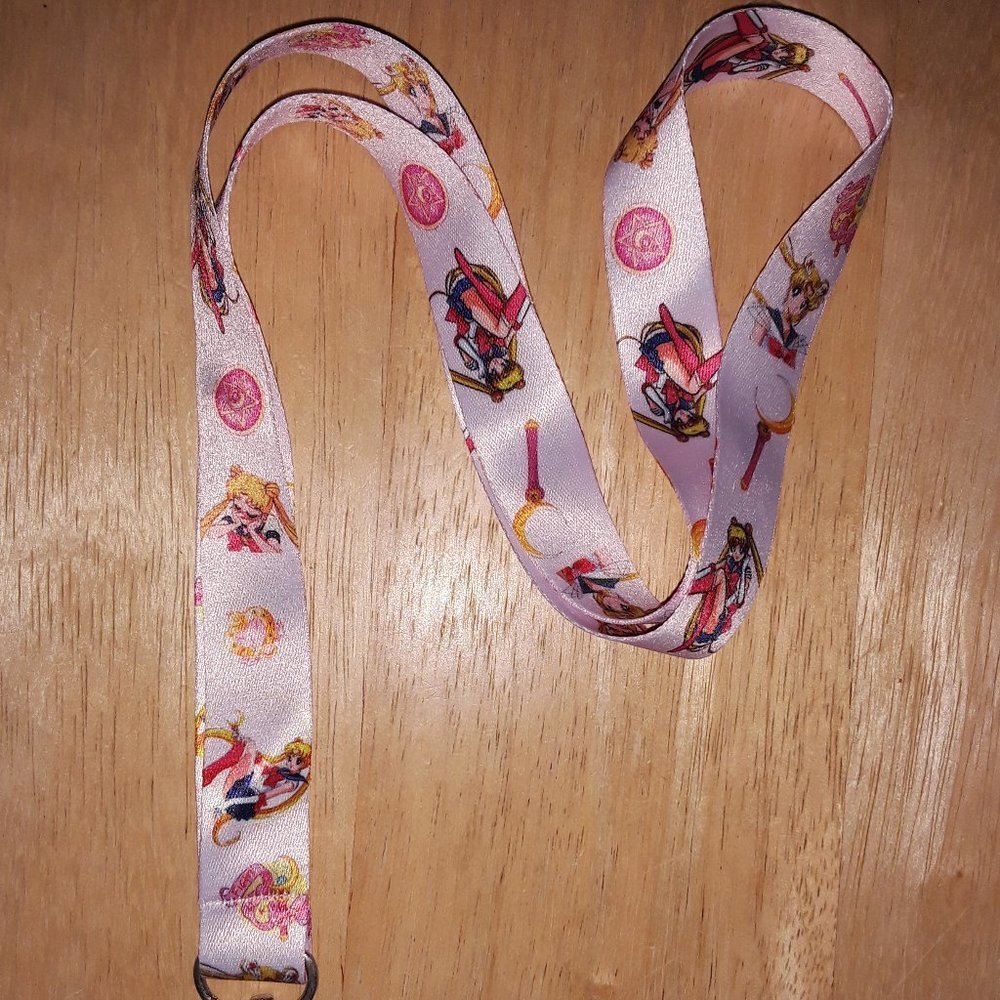 Japanese Anime Sailor Moon Pink Lanyard C